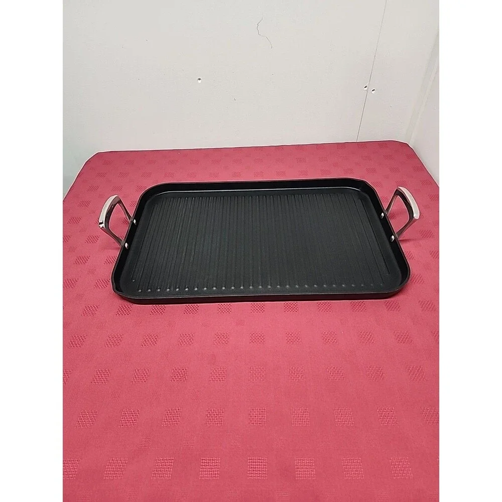 All-Clad B1 Hard Anodized Griddle Pan PFOA Free Nonstick  Double Burner New